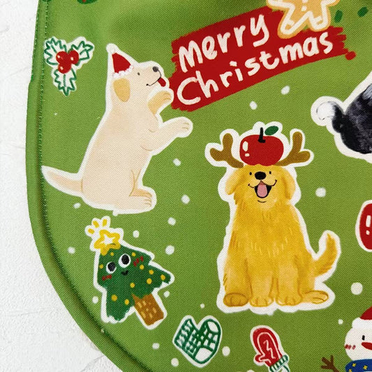 Puppy Friends Christmas Bandana – Holiday Limited Edition Dog Bib
