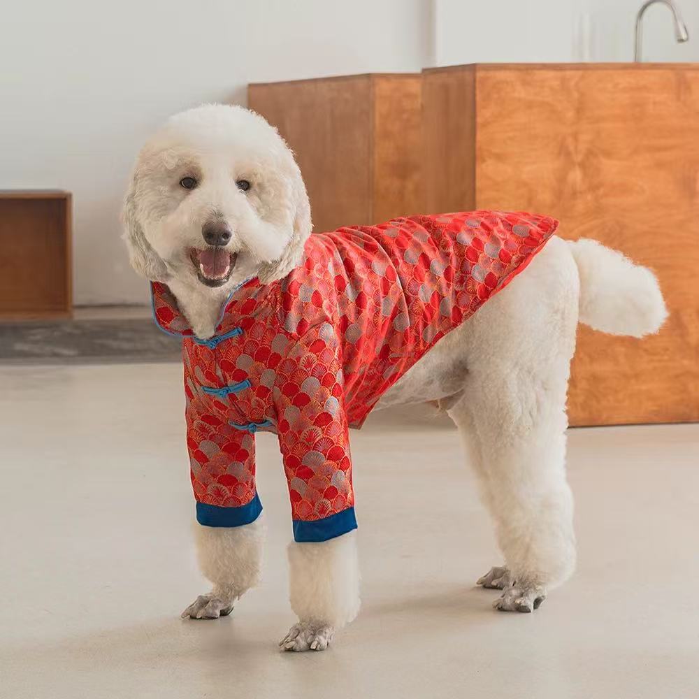 Pet New Year Tang Suit – Celebrate Lunar Joy in Style