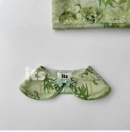 Spring Bamboo Rhythm Series – Pet Bib Scarf（春日竹韵系列口水巾）