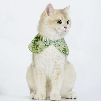 Spring Bamboo Rhythm Series – Pet Bib Scarf（春日竹韵系列口水巾）