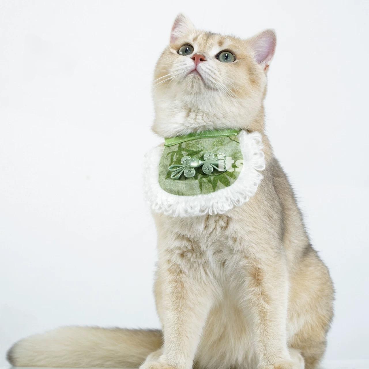 Spring Bamboo Rhythm Series – Pet Bib Scarf（春日竹韵系列口水巾）