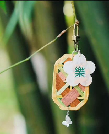 Handcrafted Bamboo Pet Name Tag
