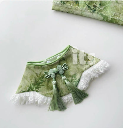 Spring Bamboo Rhythm Series – Pet Bib Scarf（春日竹韵系列口水巾）