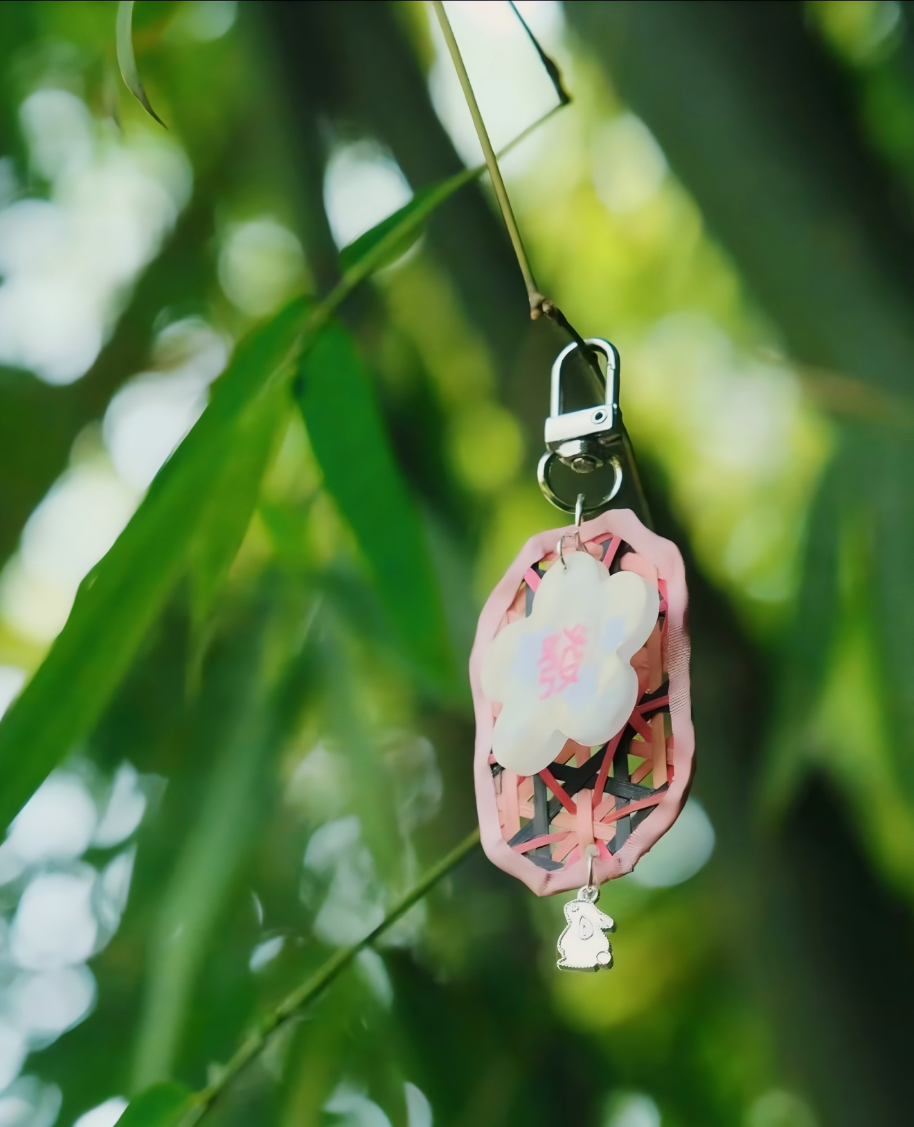 Handcrafted Bamboo Pet Name Tag