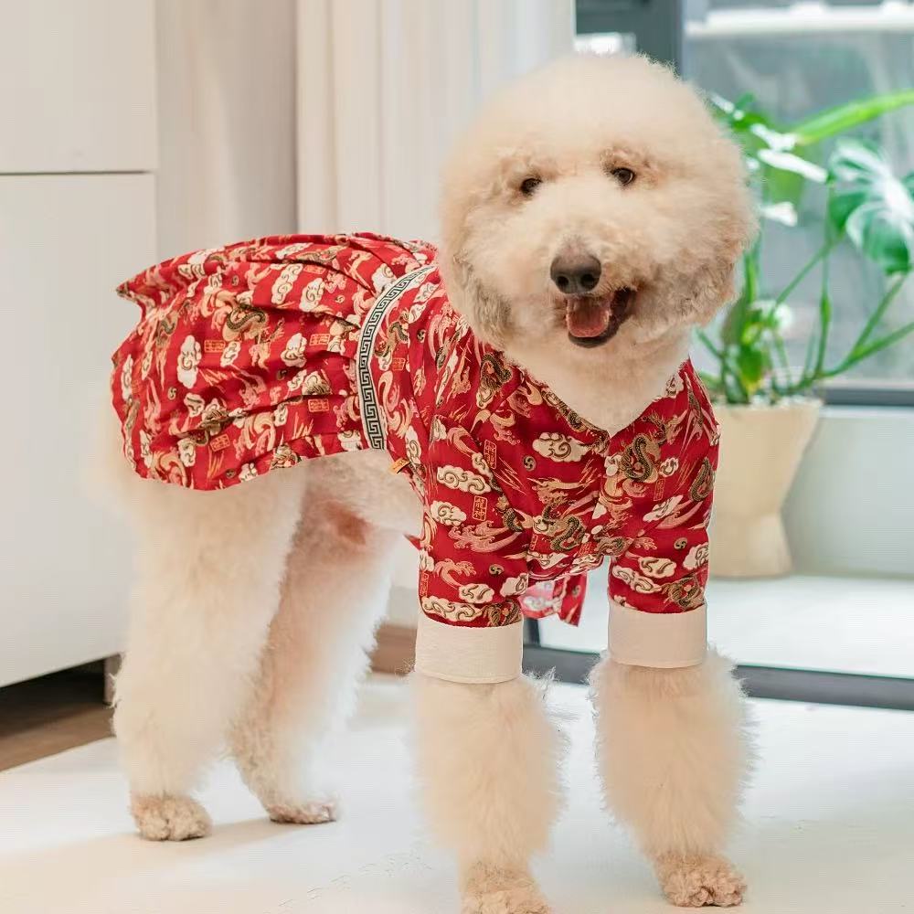 Ming Dynasty “Feiyu Robe” Inspired Pet Outfit
