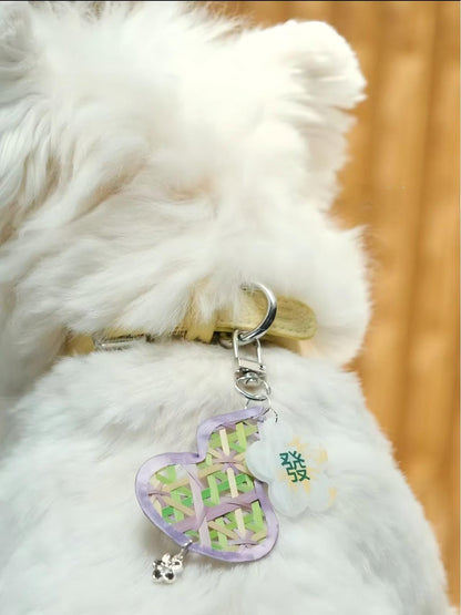 Handcrafted Bamboo Pet Name Tag