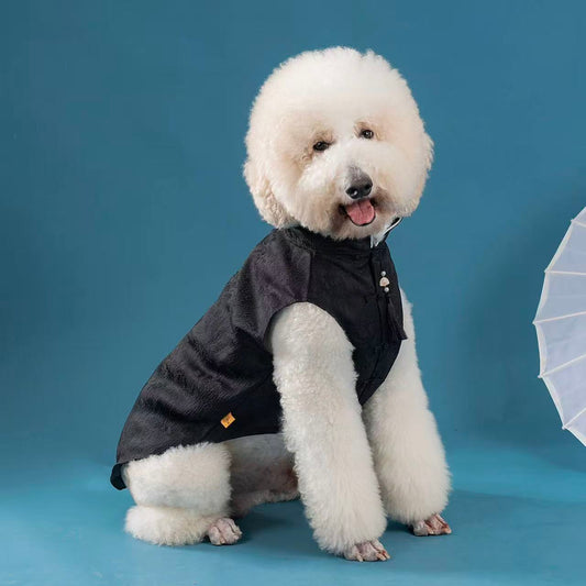 Elegant Chinese Tang-Style Pet Jacket