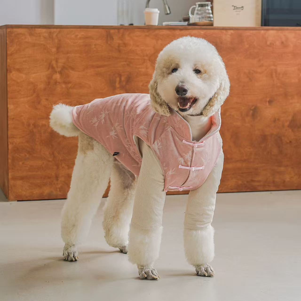 Chinese-Style Velvet Dog Vest