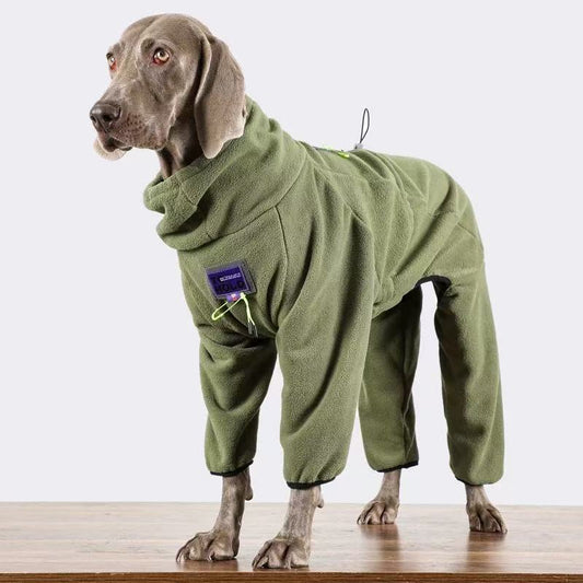 Winter Warm Jumpsuit for Medium & Large Dogs