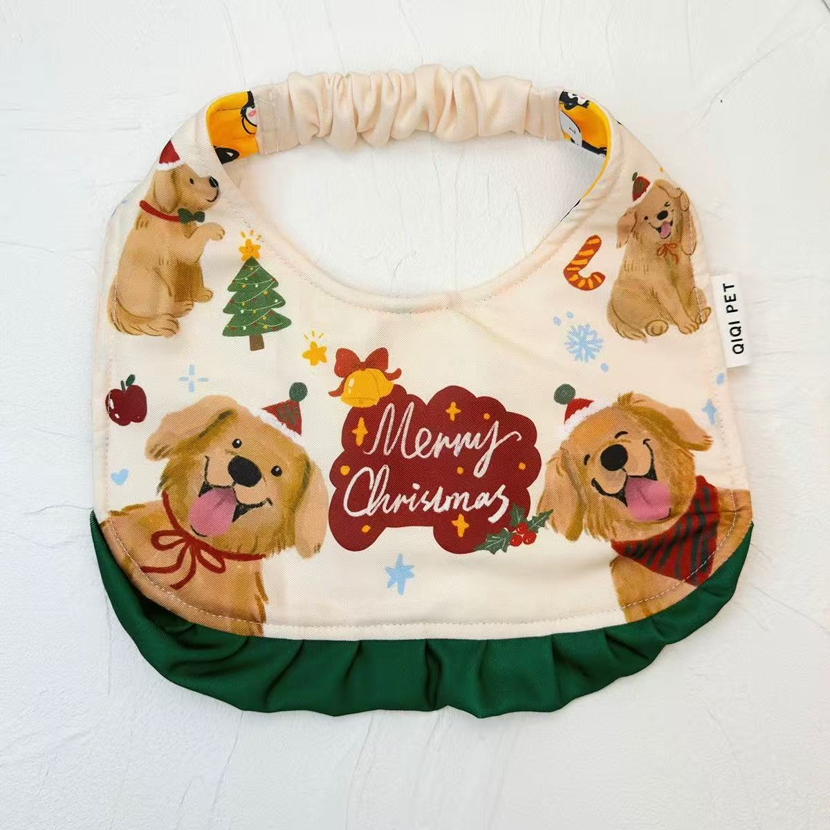 Golden Retriever Christmas Bandana – Holiday Limited Edition Dog Bib