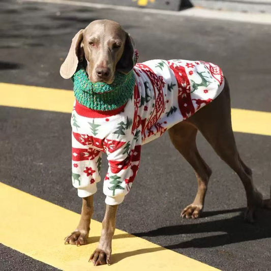 Christmas Pajamas for Large Dogs – Festive Winter Outfit