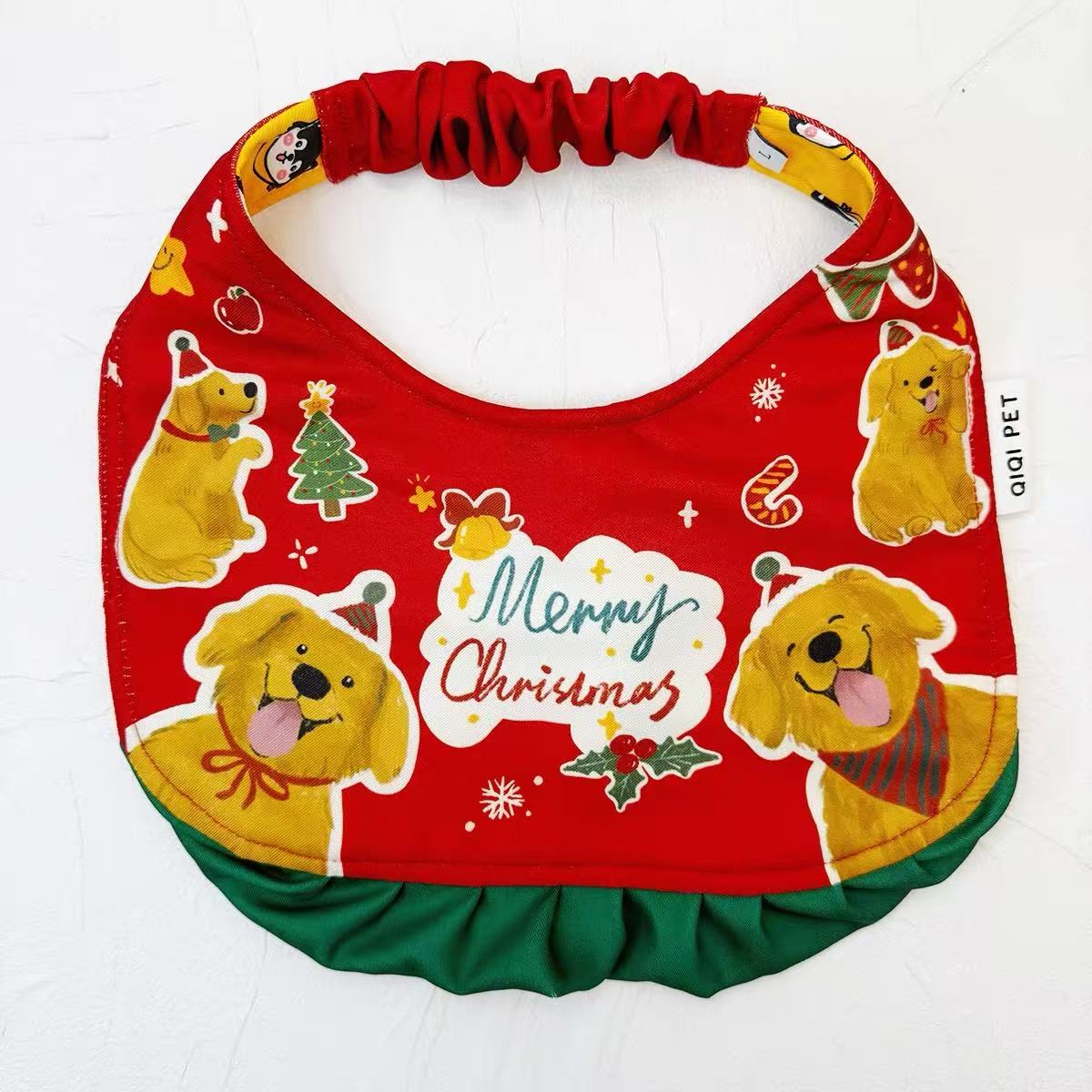 Golden Retriever Christmas Bandana – Holiday Limited Edition Dog Bib