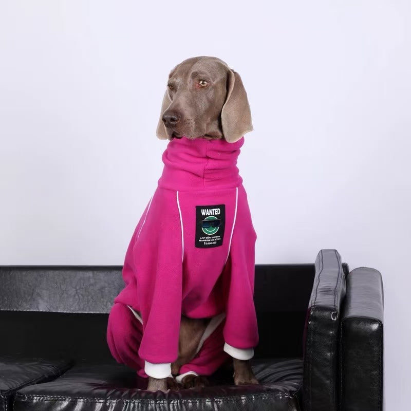 Full-Body Winter Jumpsuit for Medium & Large Dogs – Cozy, Comfy, and Stylish