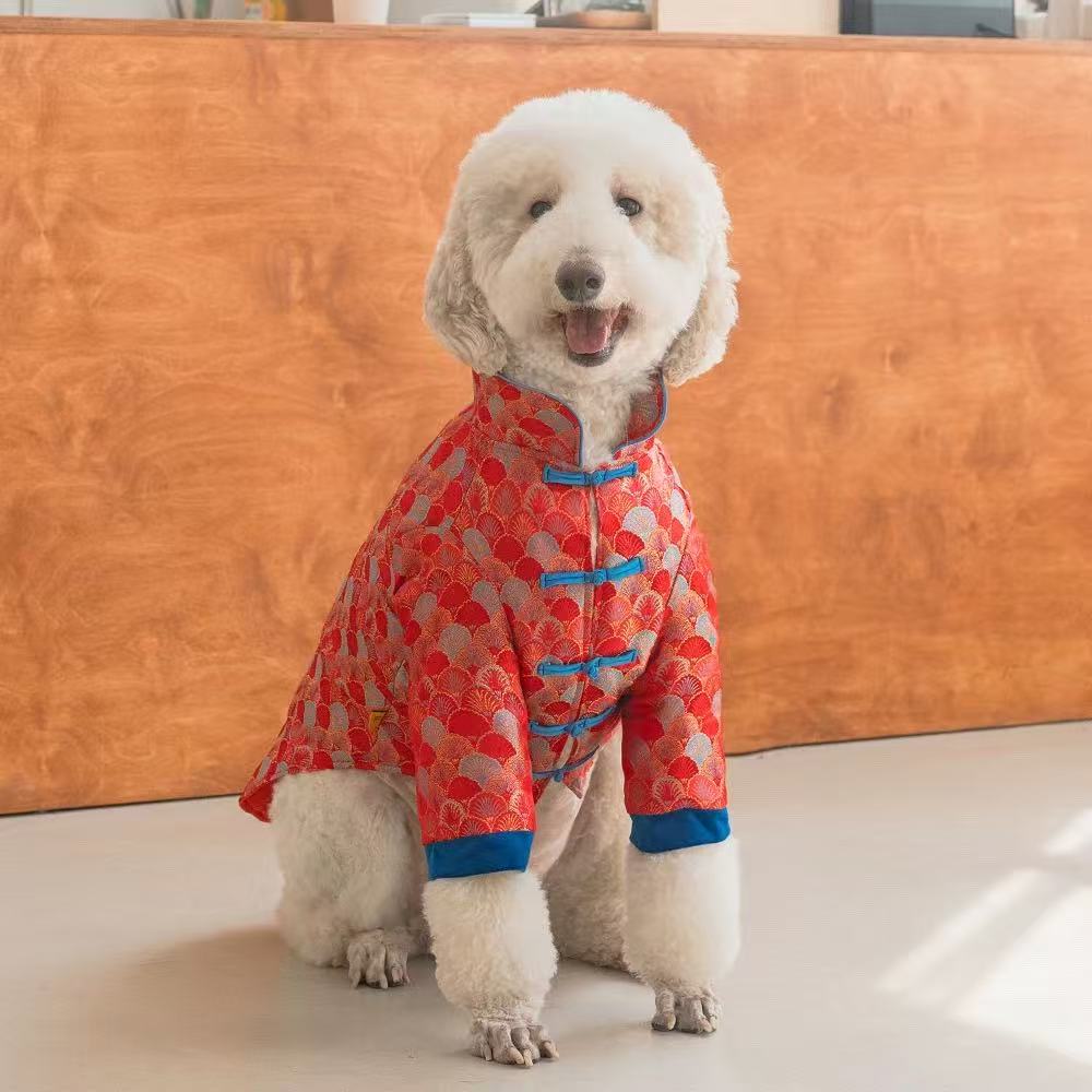 Pet New Year Tang Suit – Celebrate Lunar Joy in Style