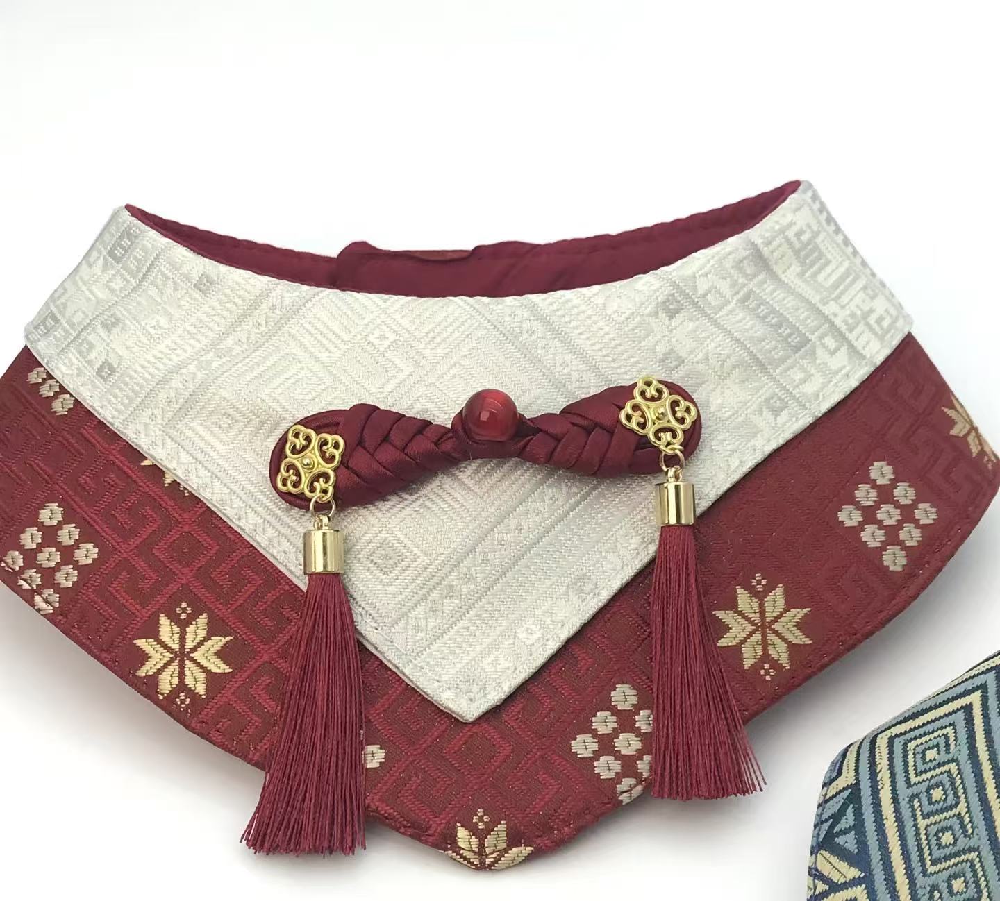 Guangxi Zhuang Brocade Pet Bib