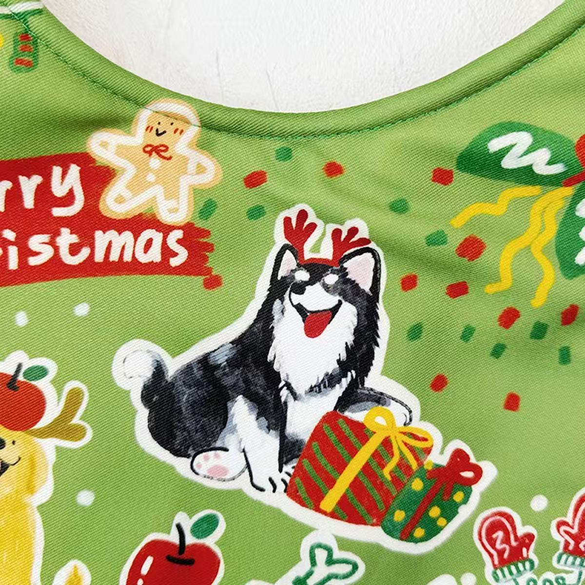 Puppy Friends Christmas Bandana – Holiday Limited Edition Dog Bib
