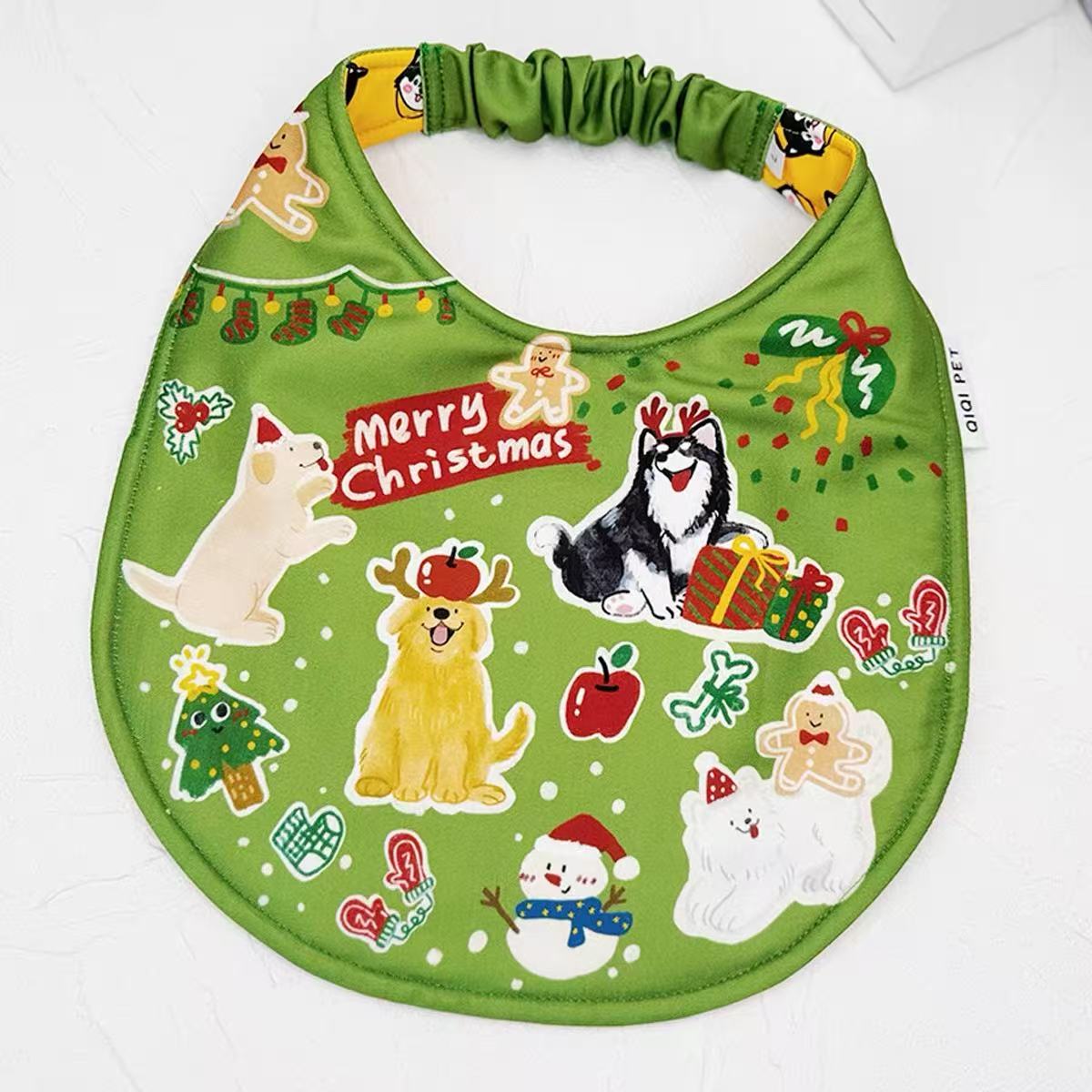 Puppy Friends Christmas Bandana – Holiday Limited Edition Dog Bib