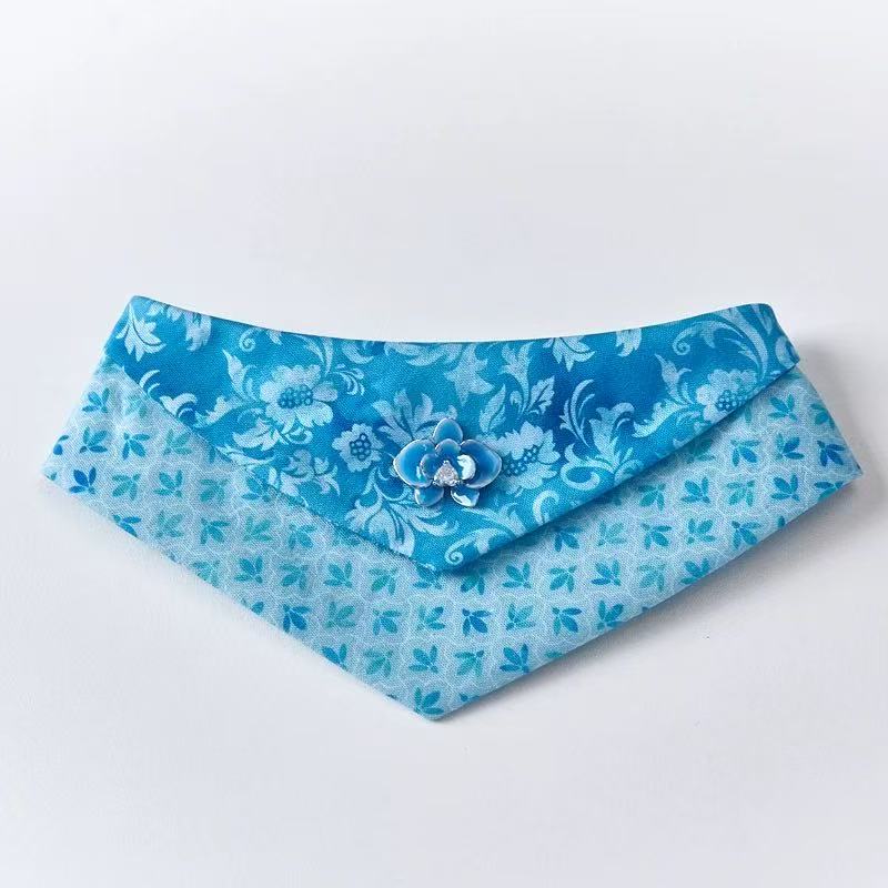 Blue & White Porcelain Pet Bib