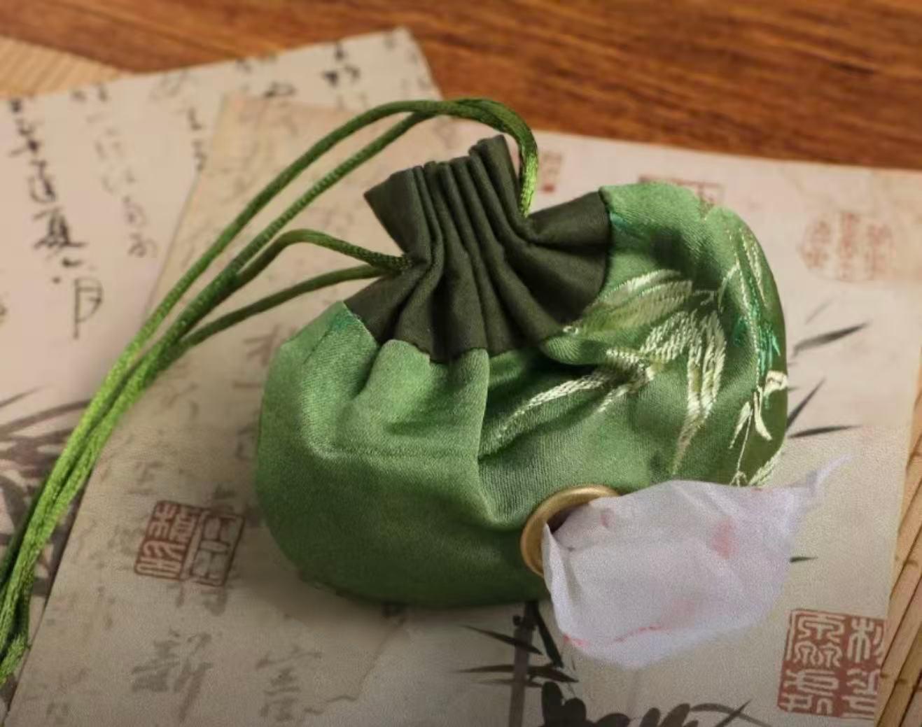 Bamboo Charm Poop Bag Holder